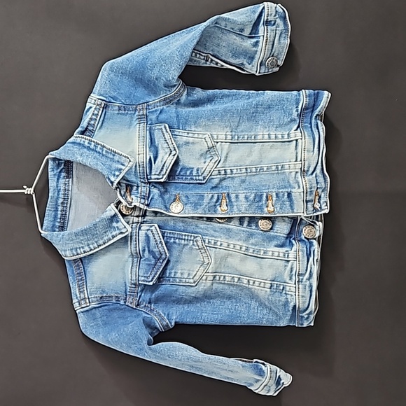 U.S.POLO JEANS ' JEAN JACKET UNISEX  SIZE 3/4 KIDS - Picture 3 of 8